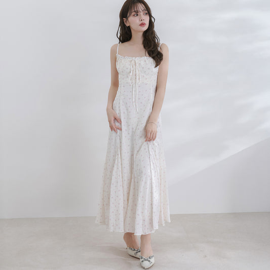 スモールフラワーモチーフキャミドレス[miu504062]