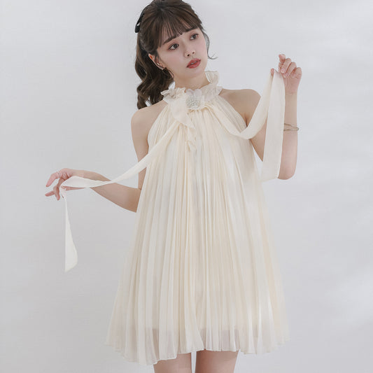 クラシカルフラワーモチーフキャミワンピース[miu504011]