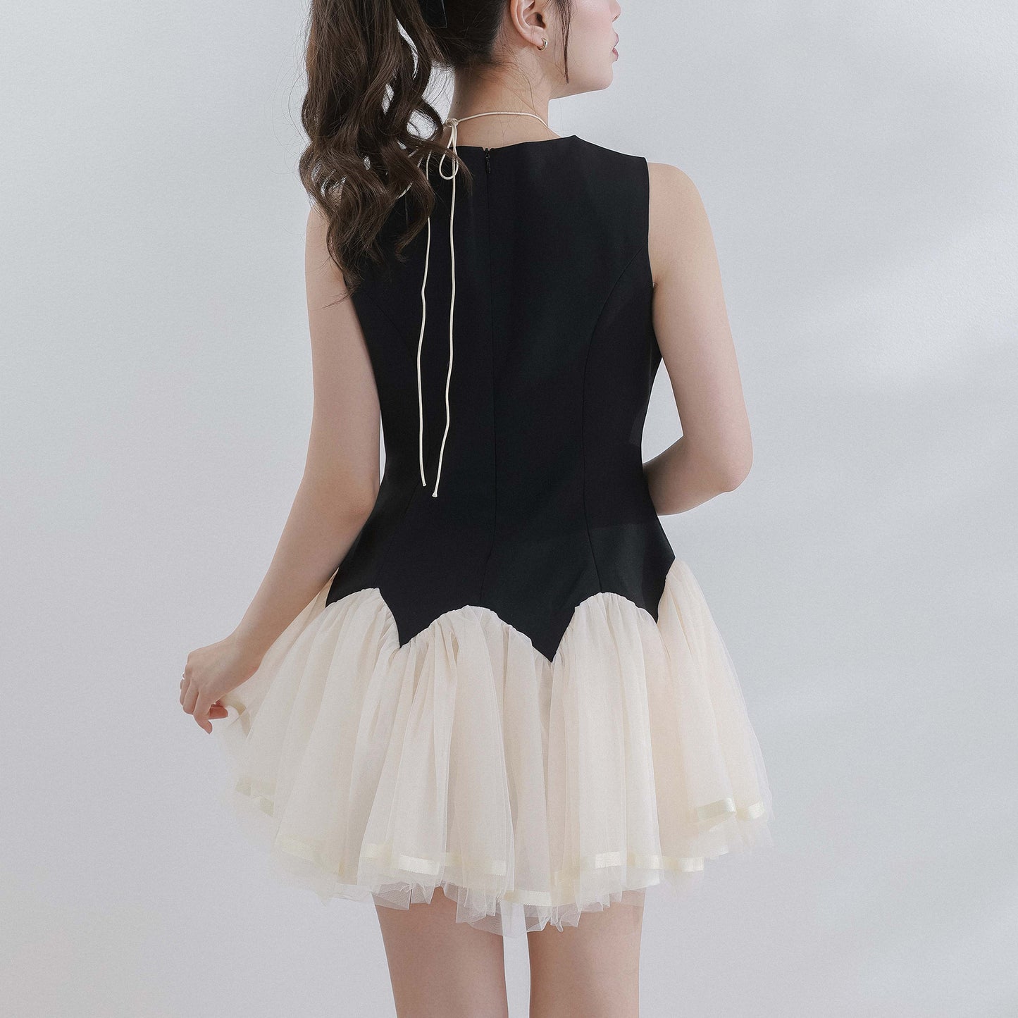 バレリーナシフォンワンピース[miu504072]