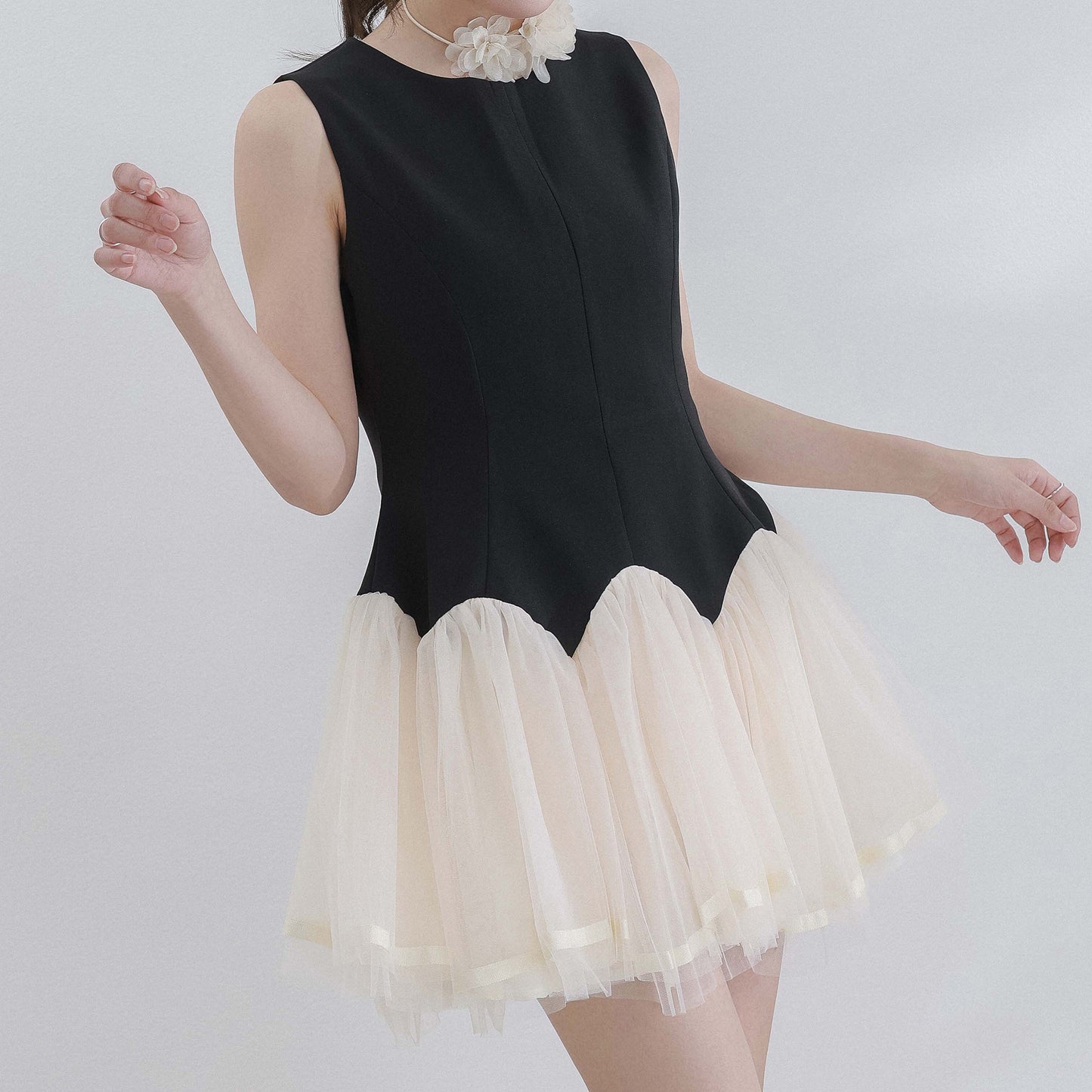 バレリーナシフォンワンピース[miu504072]