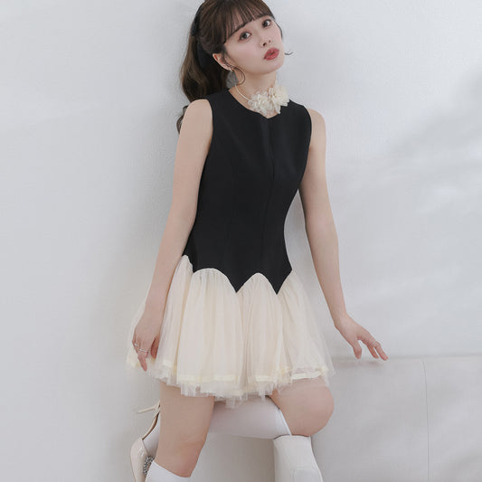 バレリーナシフォンワンピース[miu504072]