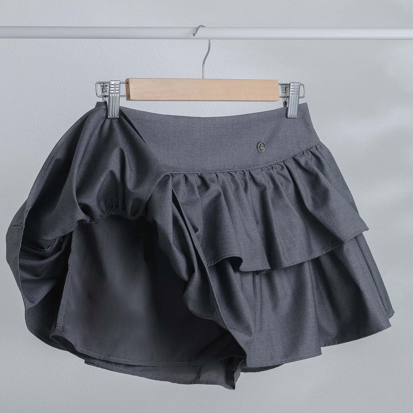 シャイニーフレアラッフルスカート[miu504012/miu504013]