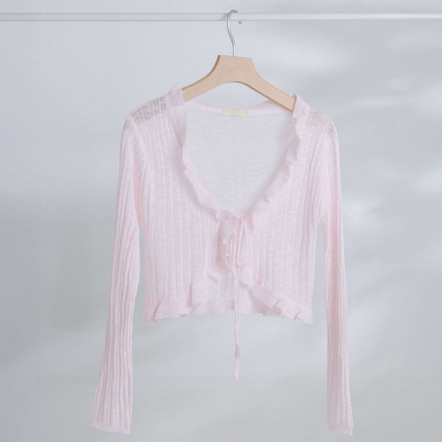 フリルシアーニットカーディガン[miu504064/miu504065]